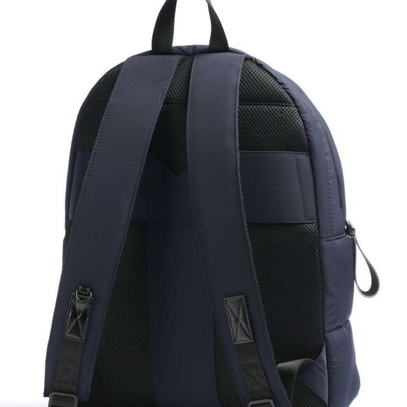 Ted Baker Large Backpack Puffer Blue Streek Quilted Nylon Laptop Pocket Pocket - Picture 5 of 10